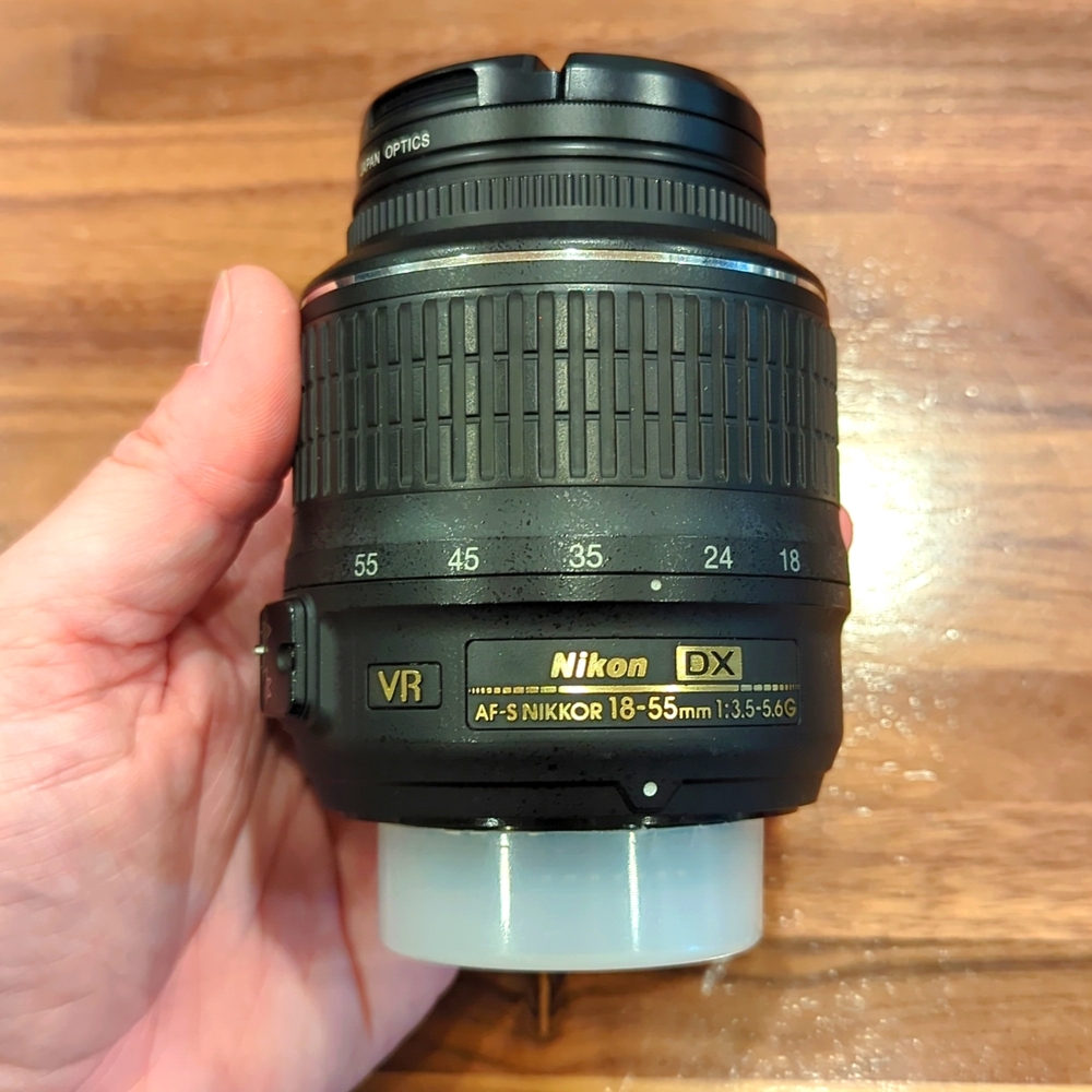 Nikon AF-S NIKKOR 18-55mm Black Lens
